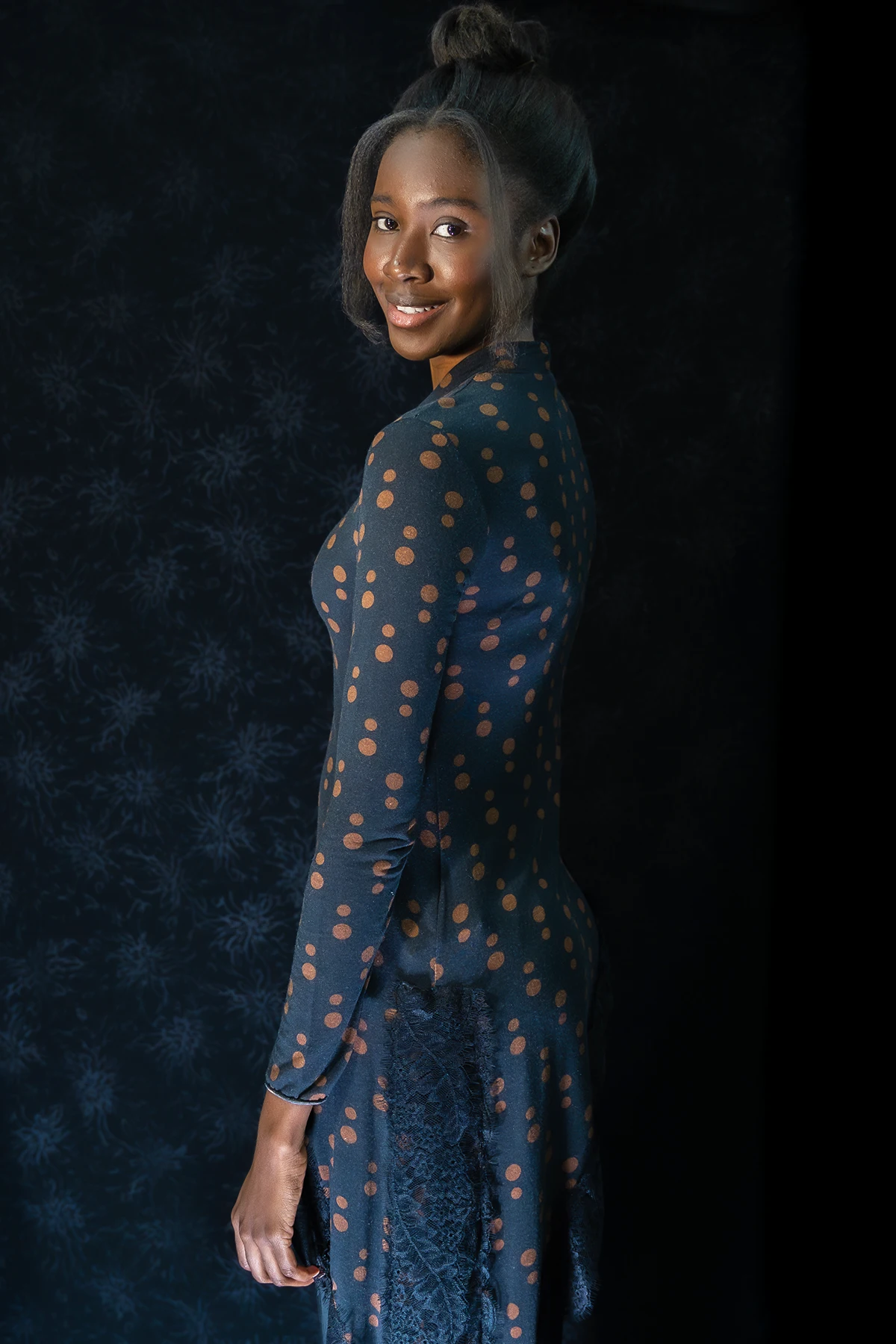 top de punto asimétrico "obsidian dot" top de punto asimétrico "obsidian dot"